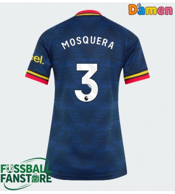Arsenal Cristhian Mosquera #3 Replik Auswärtstrikot Damen 2026-27 Kurzarm